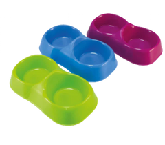 MPS Maya Double Bowl Plastic 0.3-L