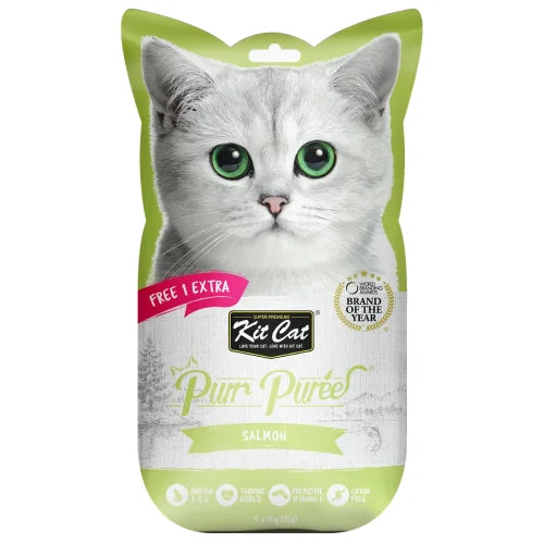 كيت كات بيوري سلمون 1+4 × 15 جم