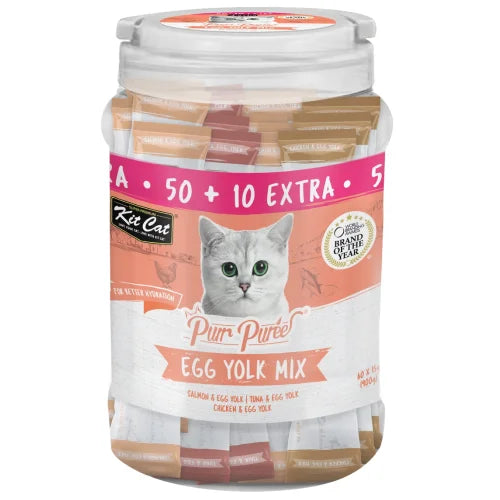 كيت كات بيوري صفار البيض متنوع 60×15 جم