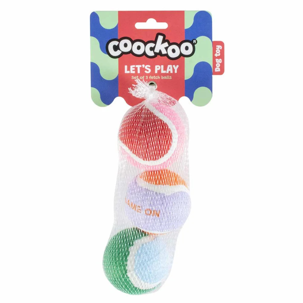 كرات تنس كلاب كوكتيل "لنلعب" 6.4 سم - متعددة الألوان