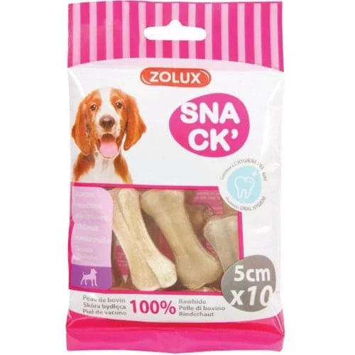 Zolux Small Bones 5cm x 10 Bones Treats for Dogs