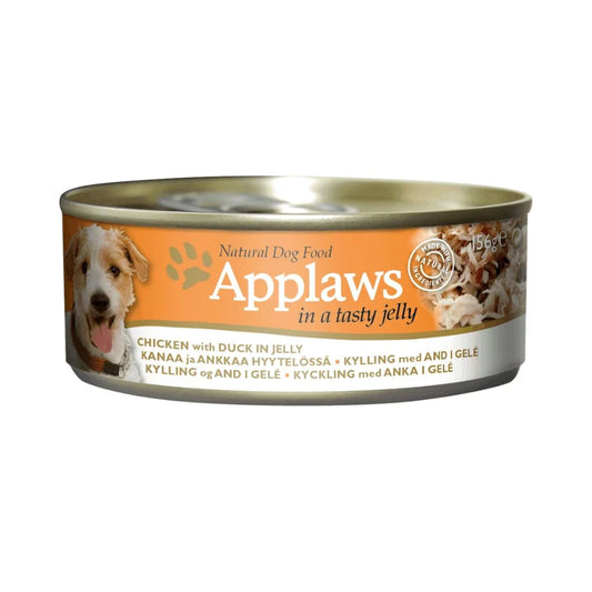 Applaws Canned Chicken &amp; Duck for Dogs in Jelly 156g