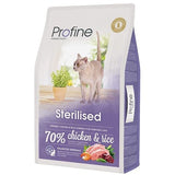 Provine dry cat food with chicken and rice