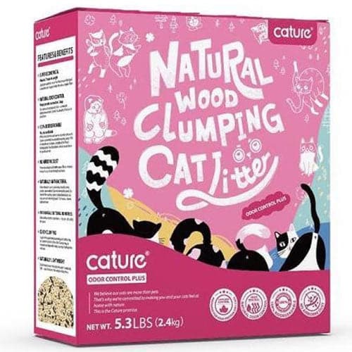 Catcher Wood Litter with Carbon for Cats Odors 2.4kg