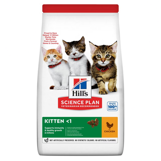 Hills Dry Cat Food for Kittens Chicken Flavor