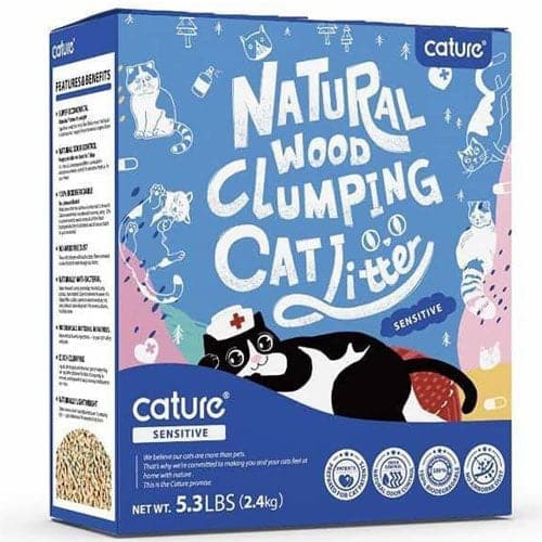 Catcher Wood Litter for Sensitive Cats 2.4kg