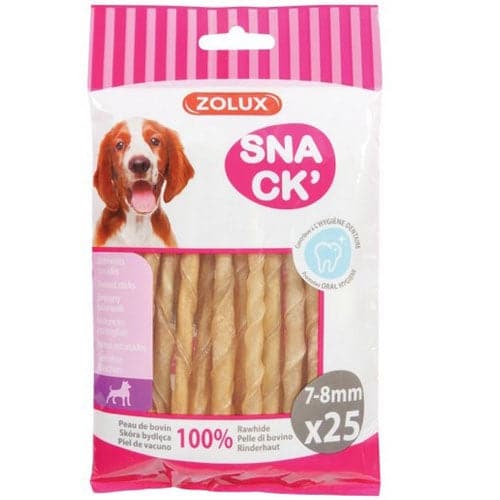 Zolux Bones Treats for Dogs Sticks 8-7mm x 25pcs 125g