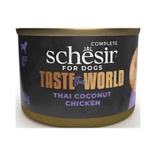 Sheba Canned Taste the World Complete Chicken &amp; Mussels Dog Food 150g