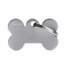 My Family Large Aluminum Bone Necklace