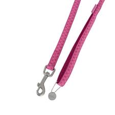 Zolux Leather Dog Harness - 1.2m - 25mm - Pink