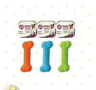 Zolux Rubber Bones Toys in Different Colors - 10cm - Small