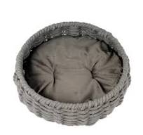 Waffen Cotton Round Cat Bed Grey