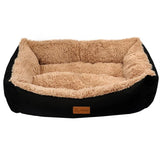 Feline Go Jelly Bean Rectangular Cat and Dog Bed Black