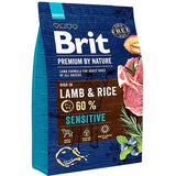 Brit Premium Allergy Friendly Dog Food for All Breeds Lamb &amp; Rice 3kg