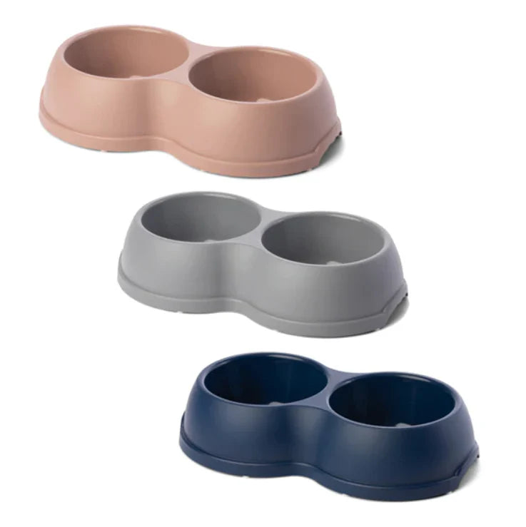MPS Maya Double Bowl Plastic 0.6L 