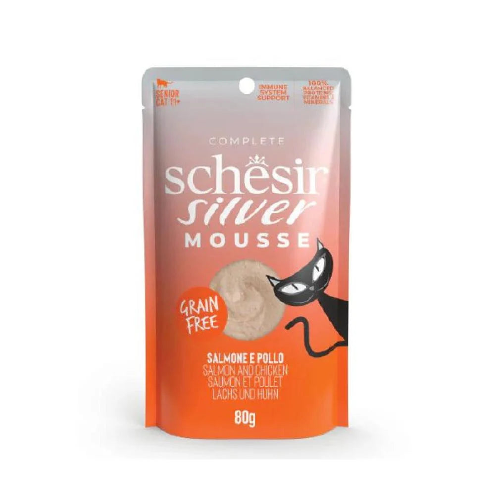 Sheba Silver Moose Complete Cat Food with Salmon &amp; Pumpkin 80g