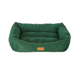 Feline Go Rectangular Bed for Cats and Dogs Green