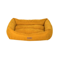 Feline Go Rectangular Bed for Cats and Dogs Yellow