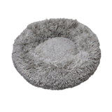 Feline Go Bonchik Round Bed for Cats and Dogs Grey