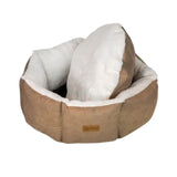 Feline Go Round Bed for Cats and Dogs Brown