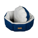 Vilain Go Round Bed for Cats and Dogs, Navy