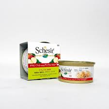 شيزر للكلاب علبة دجاج مع تفاح 150 جم