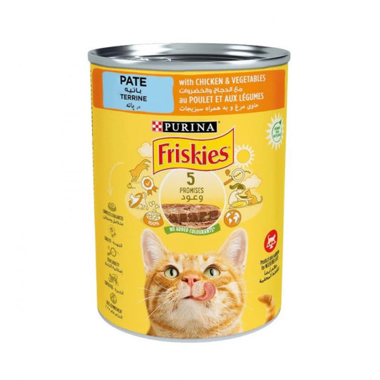 Friskies Pate Canned Chicken &amp; Vegetables 400g