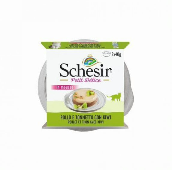 Chezir Petit Delicious Tuna &amp; Chicken Mousse with Kiwi 2x40g