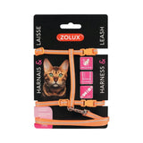 Zolux Vest and Harness 120cm Orange for Cats