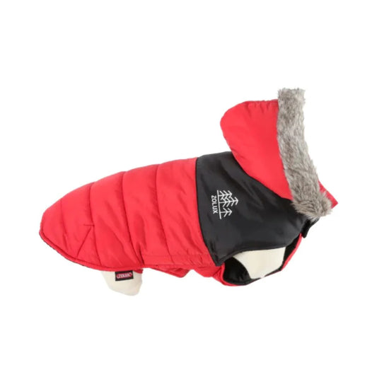 Zolux Waterproof Polyester Coat for Cats and Small Dogs Red 