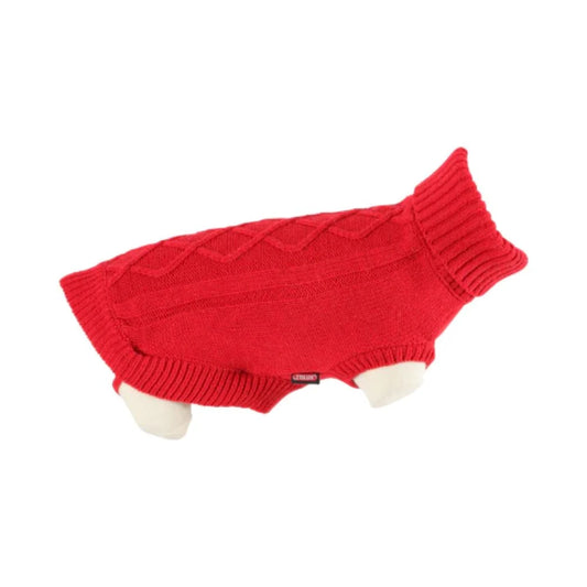 Zolux Winter Fleece Clothes for Cats and Small Dogs Red