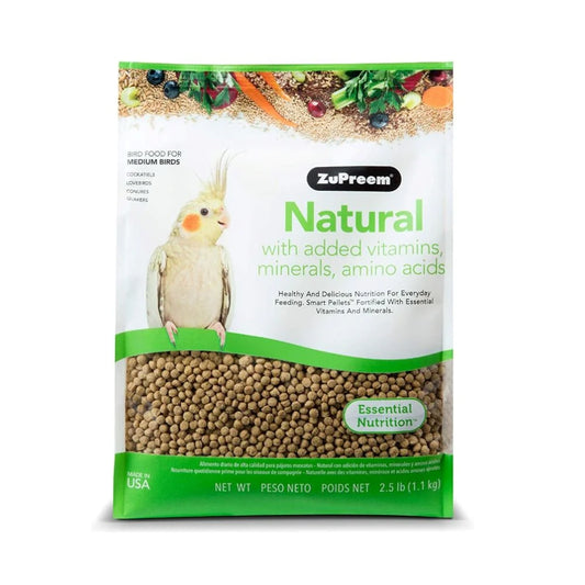 Zupreem Natural for Conures and Medium Birds